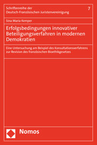 Vorderes Coverbild Erfolgsbedingungen innovativer Beteiligungsverfahren in modernen Demokratien