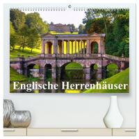 Vorderes Coverbild Englische Herrenhäuser (hochwertiger Premium Wandkalender 2025 DIN A2 quer), Kunstdruck in Hochglanz