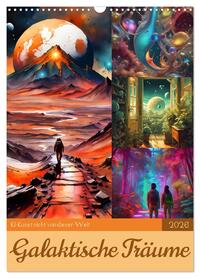 Vorderes Coverbild Galaktische Träume (Wandkalender 2026 DIN A3 hoch), CALVENDO Monatskalender