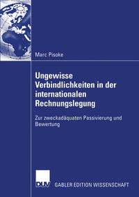 Vorderes Coverbild Ungewisse Verbindlichkeiten in der internationalen Rechnungslegung
