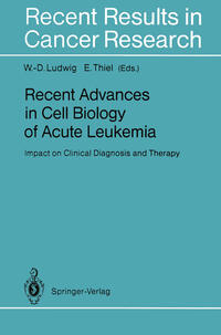 Vorderes Coverbild Recent Advances in Cell Biology of Acute Leukemia