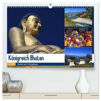 Vorderes Coverbild Königreich Bhutan - Juwel am Himalaya (hochwertiger Premium Wandkalender 2026 DIN A2 quer), Kunstdruck in Hochglanz