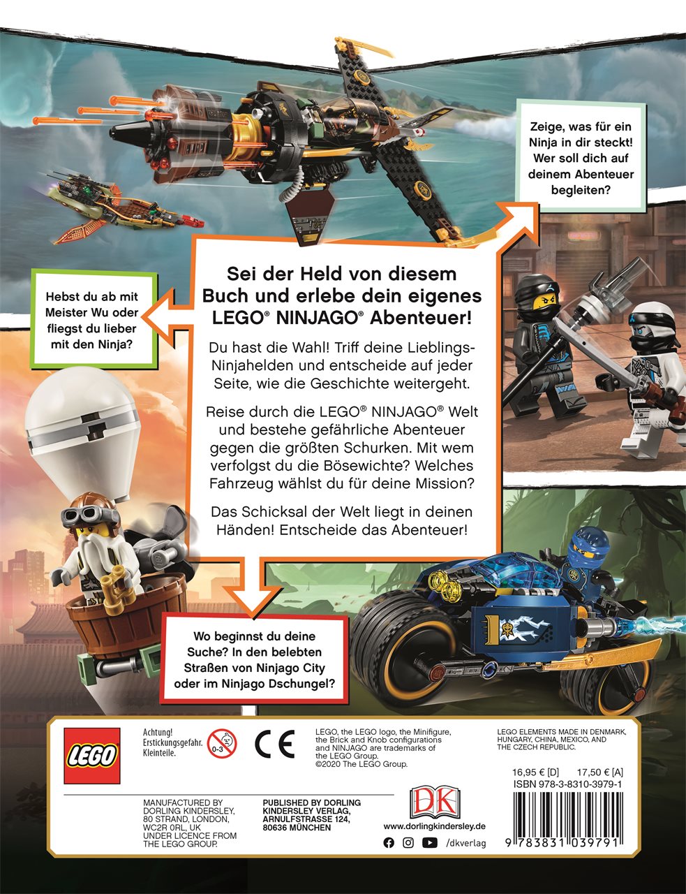 Rückseitencover LEGO® NINJAGO® Rette die Welt