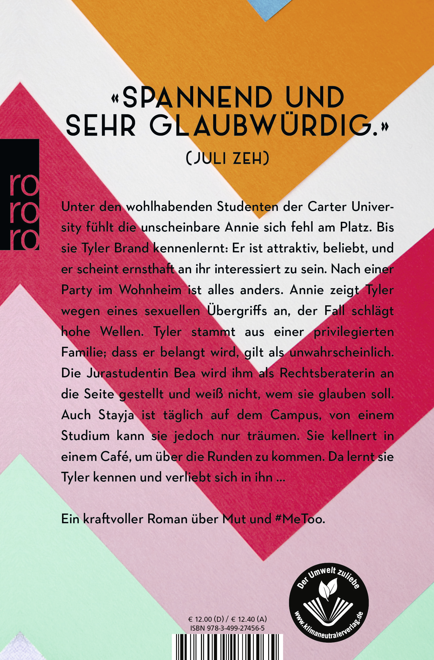Rückseitencover Das Privileg
