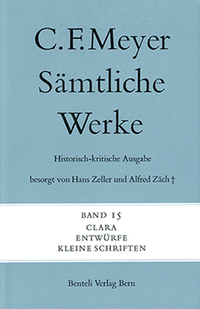 Vorderes Coverbild Clara, Entwürfe, Kleine Schriften