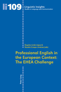 Vorderes Coverbild Professional English in the European Context: The EHEA Challenge