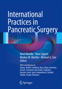 Vorderes Coverbild International Practices in Pancreatic Surgery