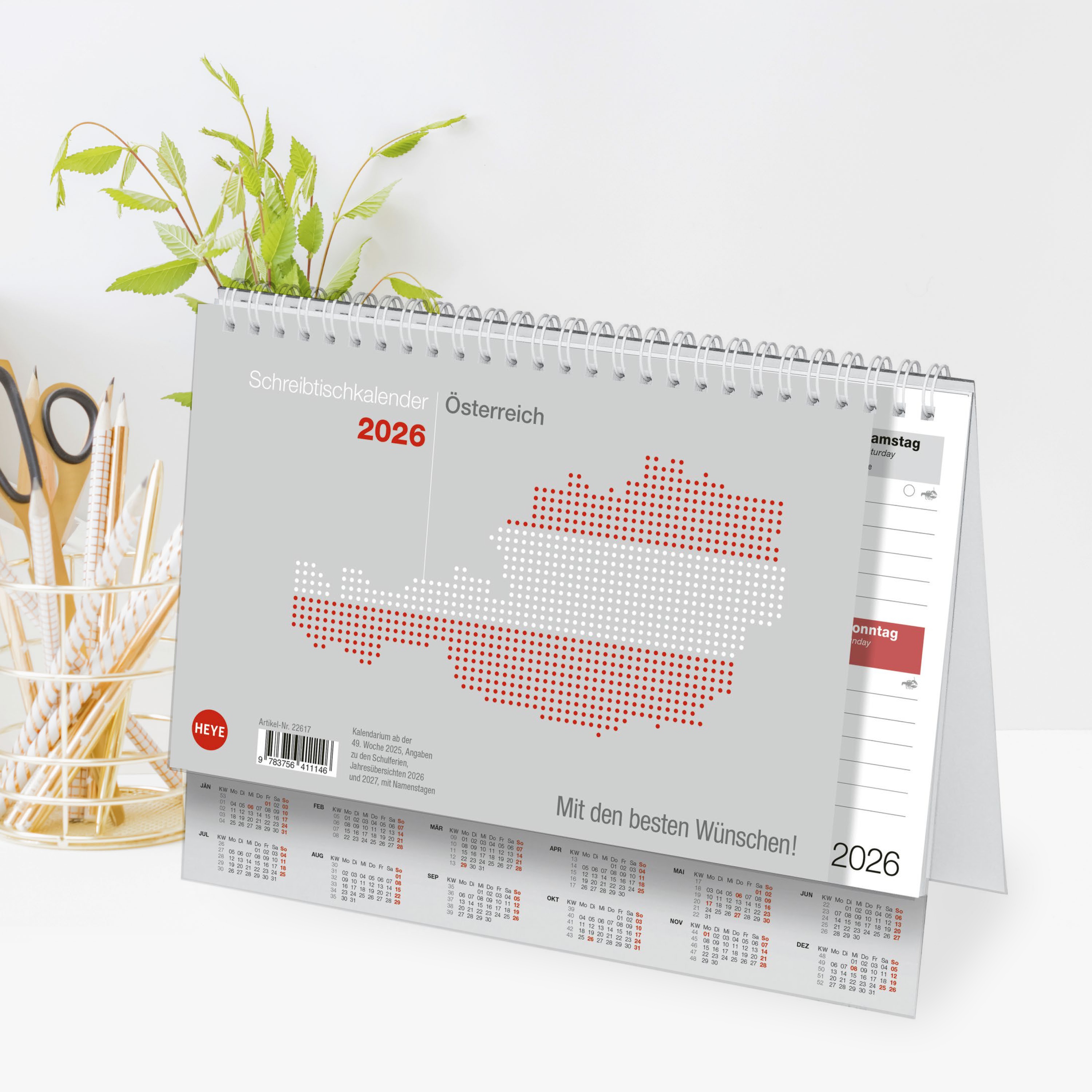 Anderes Coverbild Schreibtischkalender Österreich klein 2026