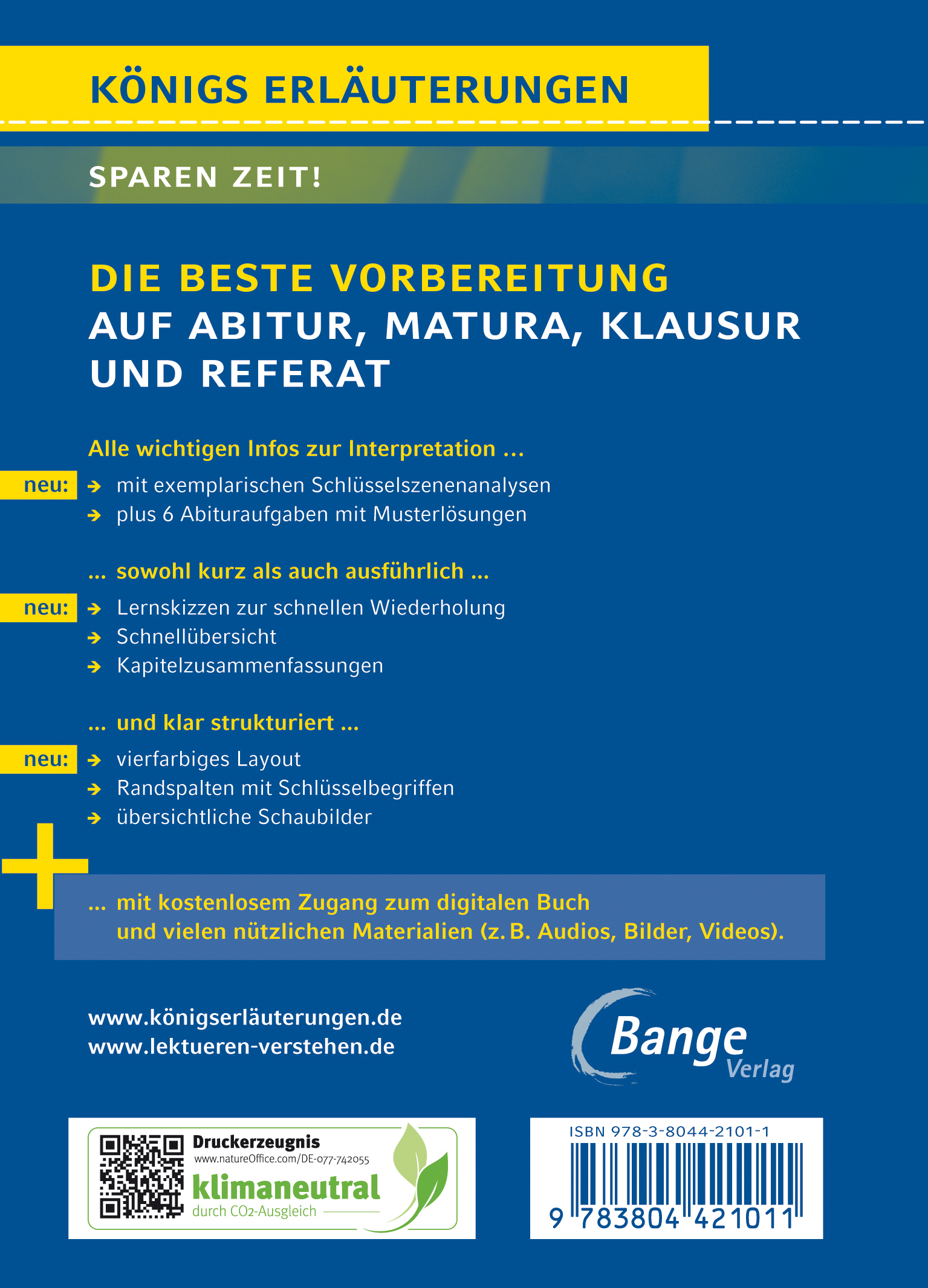 Rückseitencover Die Judenbuche von Annette von Droste-Hülshoff - Textanalyse und Interpretation
