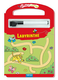 Vorderes Coverbild Trötsch Labyrinthe Schreib und Wisch Weg mit Stift