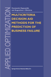 Vorderes Coverbild Multicriteria Decision Aid Methods for the Prediction of Business Failure