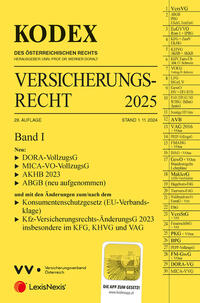 Vorderes Coverbild KODEX Versicherungsrecht Band I 2025 - inkl. App