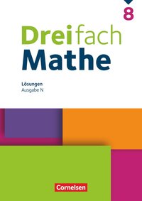 Vorderes Coverbild Dreifach Mathe - Ausgabe N - 8. Schuljahr