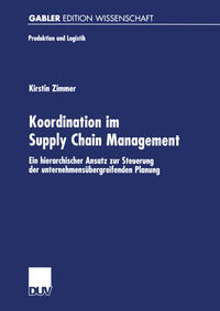 Vorderes Coverbild Koordination im Supply Chain Management
