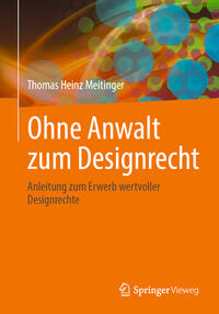 Vorderes Coverbild Ohne Anwalt zum Designrecht