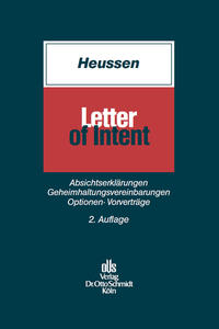 Vorderes Coverbild Letter of Intent