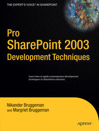 Vorderes Coverbild Pro SharePoint 2003 Development Techniques