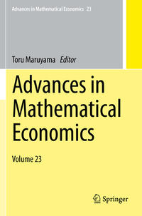 Vorderes Coverbild Advances in Mathematical Economics