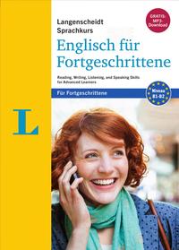 Vorderes Coverbild Langenscheidt Sprachkurs Englisch für Fortgeschrittene - Sprachkurs mit 4 Büchern und 2 MP3-CDs