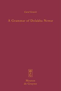 Vorderes Coverbild A Grammar of Dolakha Newar