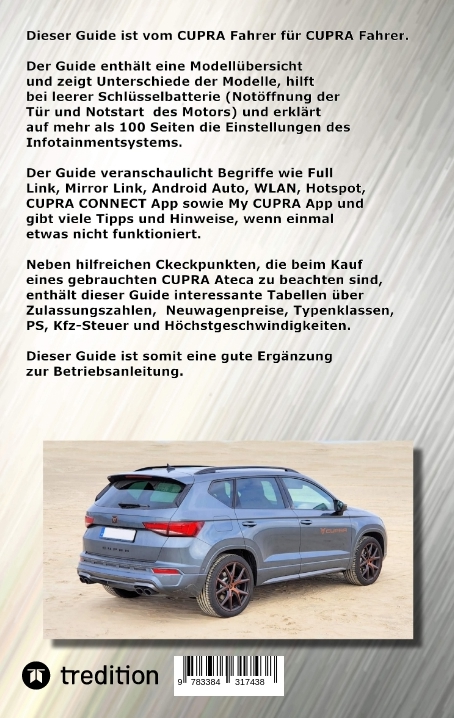 Rückseitencover Cupra Ateca - Der kleine Guide