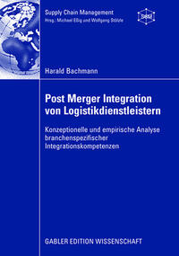Vorderes Coverbild Post Merger Integration von Logistikdienstleistern