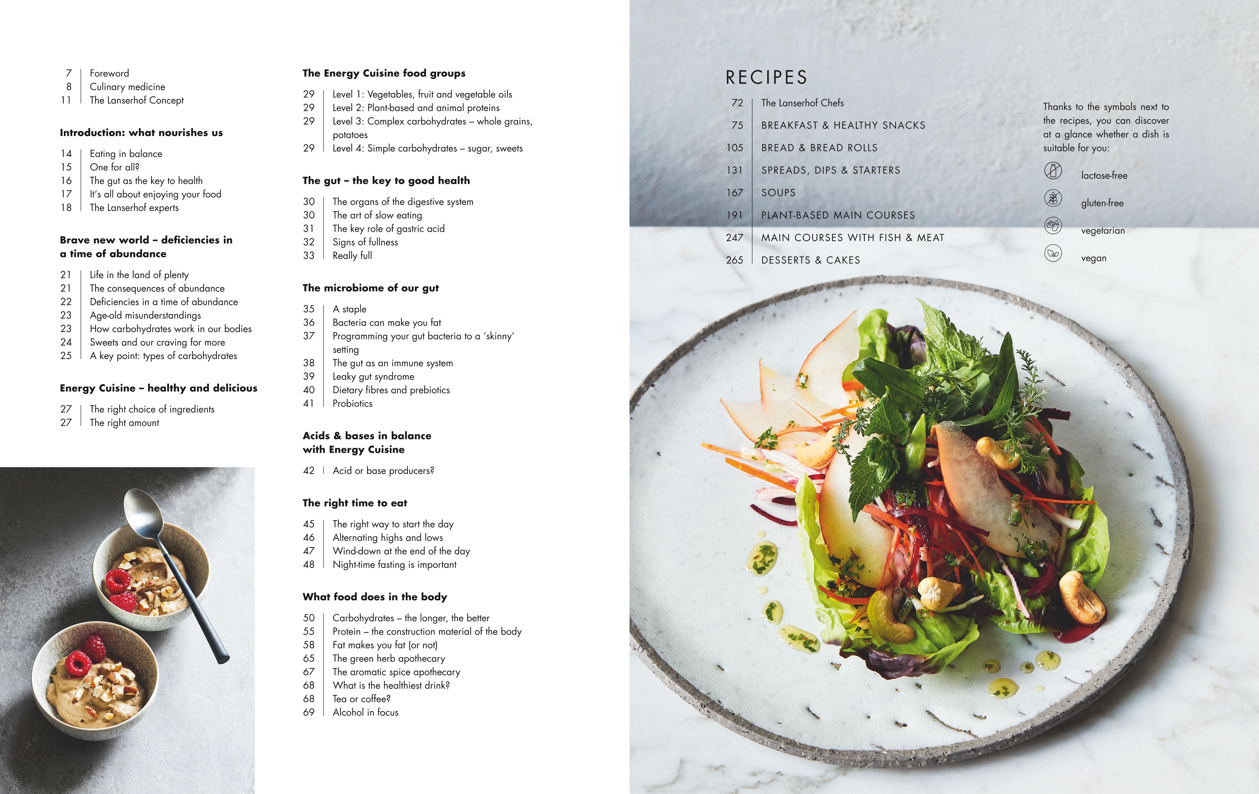 Beispielinhalt (Bild) The healing power of a healthy diet