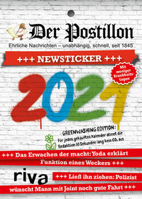 Vorderes Coverbild Der Postillon +++ Newsticker +++ 2021