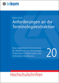 Vorderes Coverbild Anforderungen an die Terminologieextraktion
