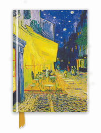 Vorderes Coverbild Premium Notizbuch DIN A5: Vincent van Gogh, Caféterrasse am Abend