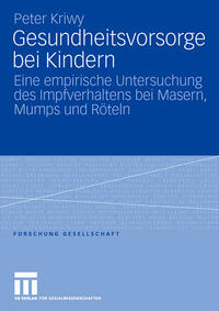 Vorderes Coverbild Gesundheitsvorsorge bei Kindern
