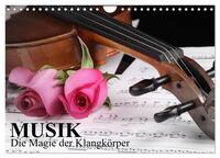 Vorderes Coverbild Musik - Die Magie der Klangkörper (Wandkalender 2025 DIN A4 quer), CALVENDO Monatskalender