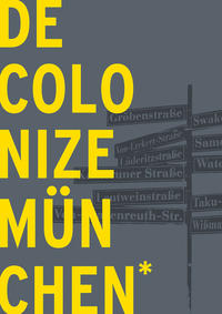 Vorderes Coverbild DECOLONIZE MÜNCHEN