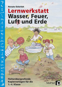 Vorderes Coverbild Lernwerkstatt: Wasser, Feuer, Luft und Erde