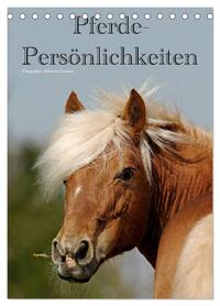 Vorderes Coverbild Pferde-Persönlichkeiten - ausdrucksstarke Gesichter verschiedener Pferderassen (Tischkalender 2026 DIN A5 hoch), CALVENDO Monatskalender