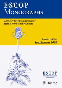 Vorderes Coverbild ESCOP Monographs. Second Edition Supplement 2009
