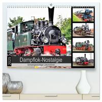 Vorderes Coverbild Dampflok-Nostalgie - 2025 schwergewichtige Lokomotiven (hochwertiger Premium Wandkalender 2025 DIN A2 quer), Kunstdruck in Hochglanz