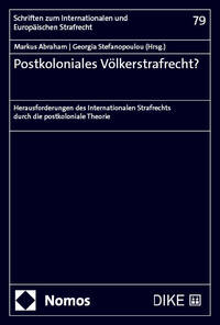 Vorderes Coverbild Postkoloniales Völkerstrafrecht?