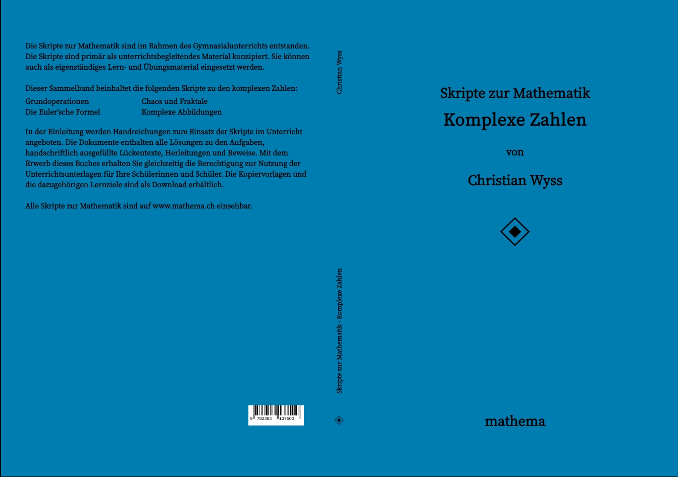 Gesamtes Coverbild Skripte zur Mathematik - Komplexe Zahlen
