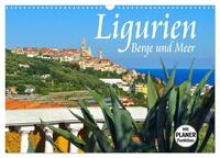 Vorderes Coverbild Ligurien - Berge und Meer (Wandkalender 2026 DIN A3 quer), CALVENDO Monatskalender