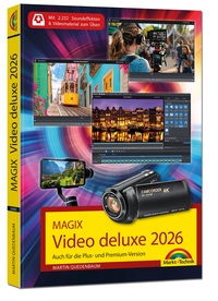 Vorderes Coverbild MAGIX Video deluxe 2026 - Das Buch zur Software. Die besten Tipps und Tricks.