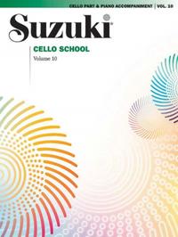 Vorderes Coverbild Suzuki Cello School Cello Part, Volume 10 (includes Piano Acc.)