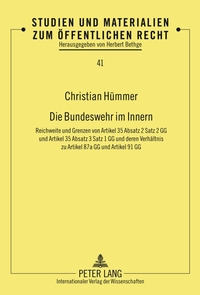 Vorderes Coverbild Die Bundeswehr im Innern