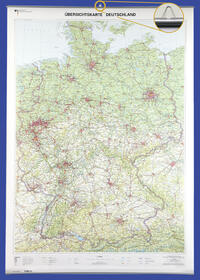 Vorderes Coverbild Übersichtskarte Deutschland 1 : 750 000