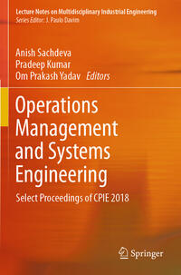 Vorderes Coverbild Operations Management and Systems Engineering