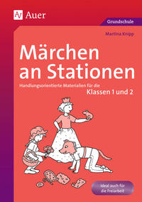 Vorderes Coverbild Märchen an Stationen Klasse 1/2