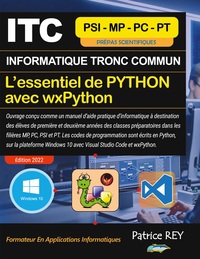 Vorderes Coverbild ITC - MPSI - Essentiel De Python Avec wxPython