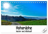 Vorderes Coverbild Hohenlohe - Natur und Altstadt (Tischkalender 2025 DIN A5 quer), CALVENDO Monatskalender