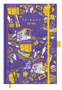 Vorderes Coverbild Pyramid – Friends 2025 A5 Diary, 14,8x21cm, täglicher Organizer für Fans der beliebten TV-Serie, Kalender für Büro & Schule