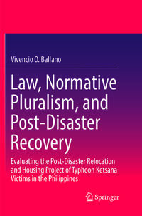 Vorderes Coverbild Law, Normative Pluralism, and Post-Disaster Recovery